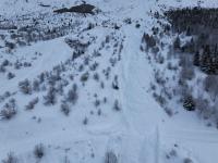 Avalanche Oisans, secteur Saint Christophe en Oisans - Combe Blanche - Photo 2 - &copy; CD38