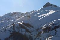 Avalanche Haute Tarentaise, secteur Tignes - Glattier, Route d'accès à Tignes - Photo 4 - © Duclos Alain