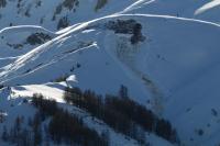 Avalanche Haute Tarentaise, secteur Tignes - Glattier, Route d'accès à Tignes - Photo 5 - © Duclos Alain