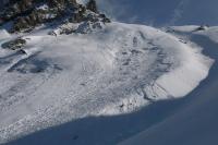 Avalanche Vanoise, secteur Grand Bec de Pralognan - Grand Bec de Pralognan, Ruisseau du Gorret - Photo 4 - © Alain Duclos