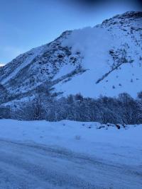 Avalanche Haute Maurienne, secteur Bonneval sur Arc - Couloir du Tchou - Photo 2 - © Service des Pistes Bonneval-sur-Arc