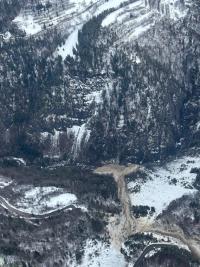 Avalanche Maurienne, secteur Mont Charvin - Tunnel des Quatre Jarriens - Photo 3 - &copy; Alain Duclos